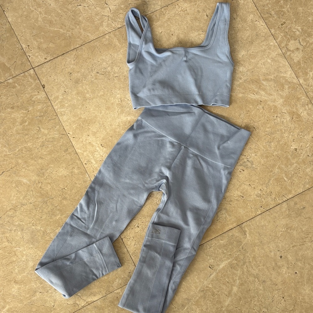 SET Active Light Blue Workout Set